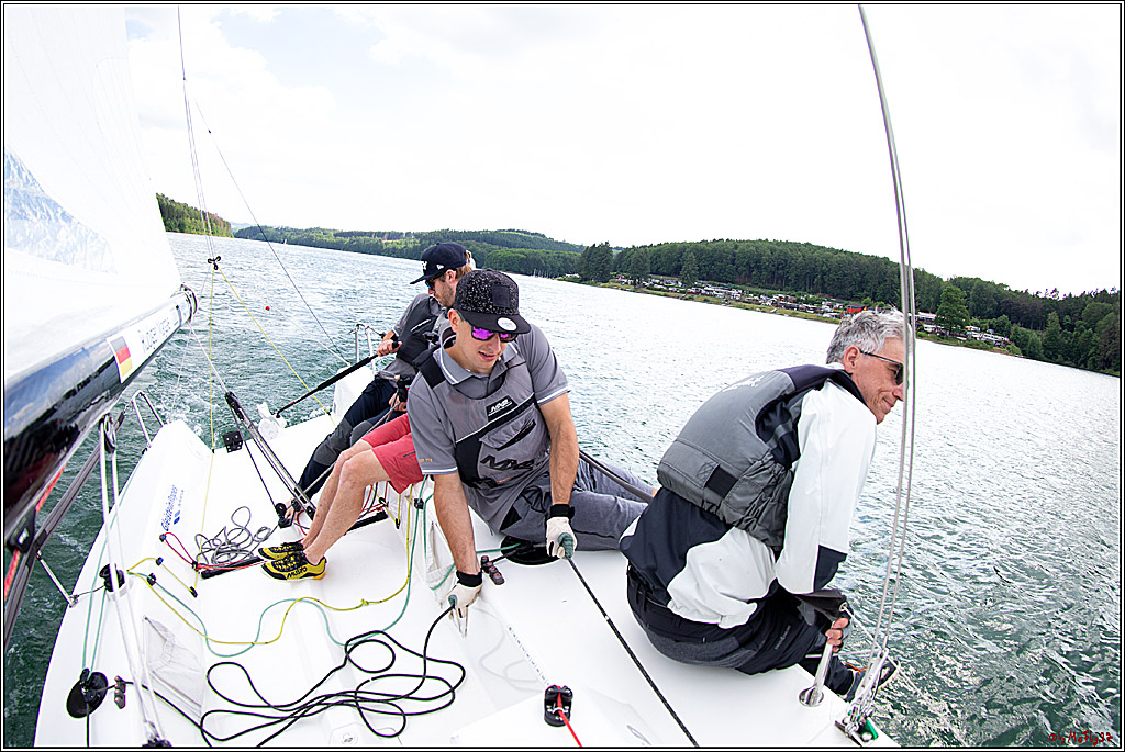 J70 - WOODLAND, 12.06.2021 Segelboot; Segeln; Woodland; Spinnaker; J70; Sorpesee; Sauerland